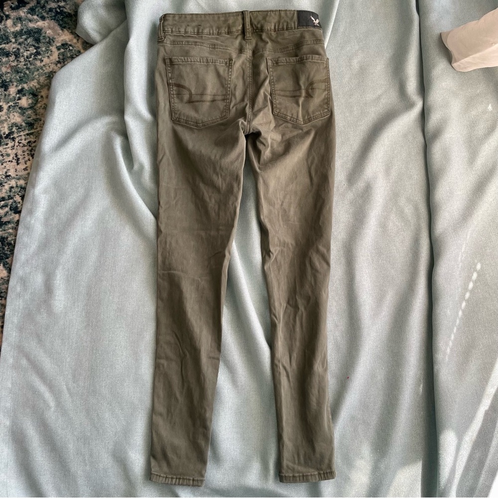 AE Green Hi Rise Jegging - Picture 4 of 4